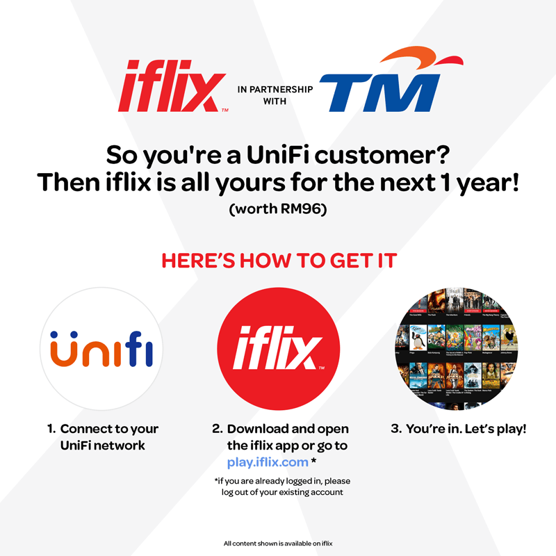 Free iFlix subscription for UniFi customer, Streamyx free iflix, Streamyx iflix
