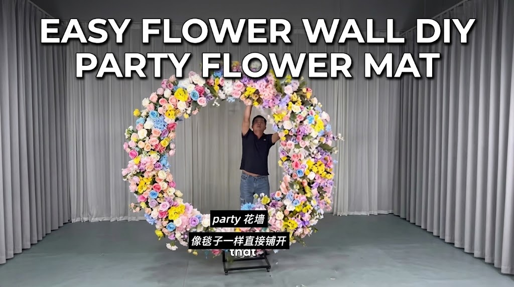 Easy Party Flower Wall Hacks Unifi