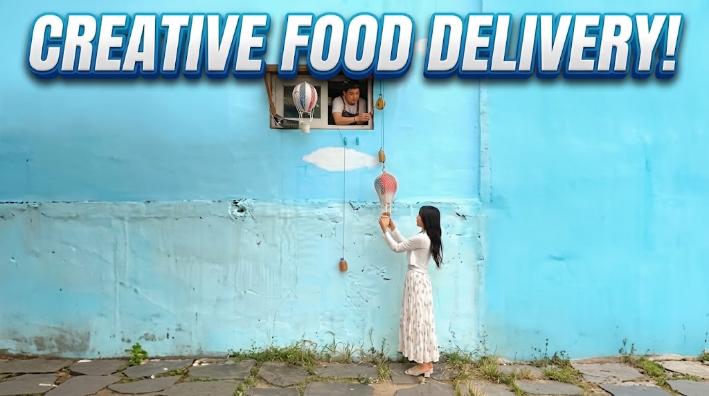 Creative Hot Air Balloon Food Delivery Unifi
