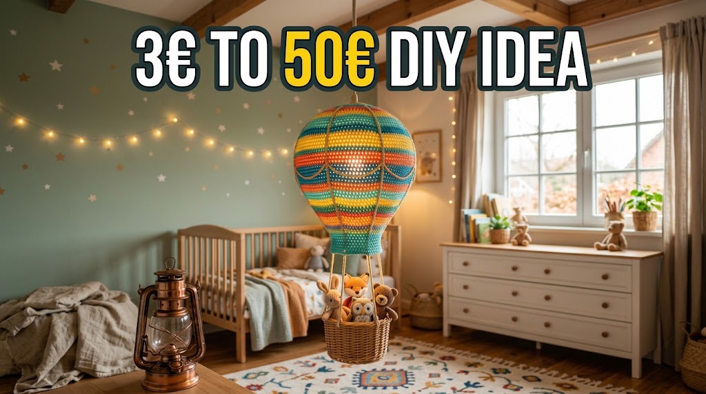 From €3 to €50 DIY Hot Air Balloon Lamp Unifi