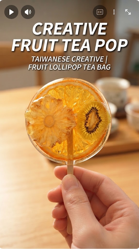 DIY Fruit Lolly Tea Bags Unifi